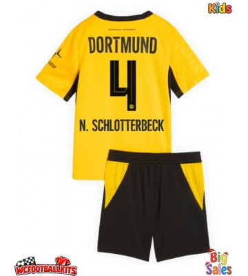 Borussia Dortmund Nico Schlotterbeck #4 Replica Home Stadium Kit for Kids 2026-27 Short Sleeve (+ pants)